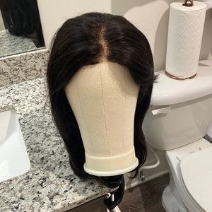 Lightly used RPG SHOW WIG hair. Natural black